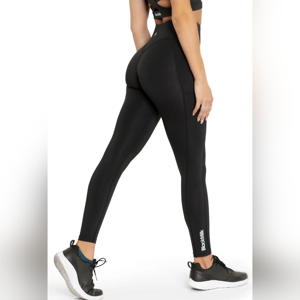BlackMilk Black Power Up Ninja High-Waisted Leggings NWOT Size XXS
